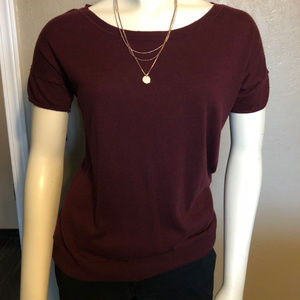 Burgundy GAP Top